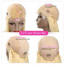 Blondie 5" x 5" Transparent Lace Closure Wig